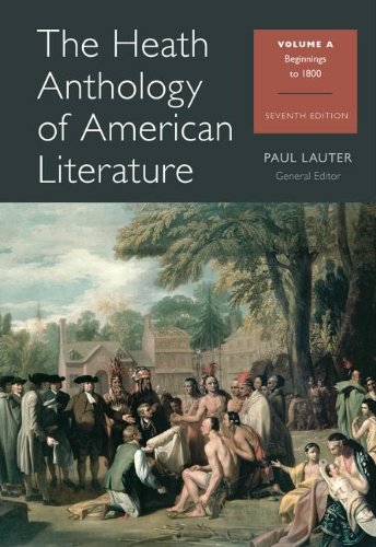 Heath Anthology of American Literature Volume A 7th 2014 9781133310228 Front Cover