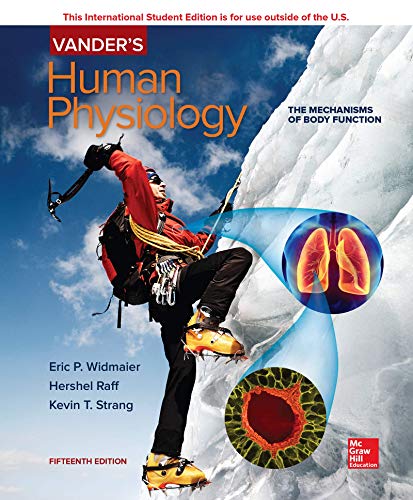 ISE Vander's Human Physiology  15th 2019 9781260085228 Front Cover
