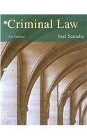 Criminal Law:   2013 9781285062228 Front Cover