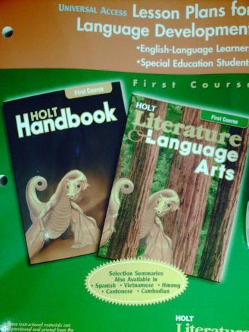 Holt Literature and Language Arts, Grade 7 Univeral Access Lesson Planner - California Edition 3rd 9780030651229 Front Cover