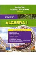 Mathematics, Pre-Algebra, Algebra 1, Geometry   2007 (Workbook) 9780131657229 Front Cover