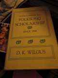 Anglo-American Folksong Scholarship since 1898  Reprint  9780313226229 Front Cover
