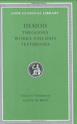Theogony. Works and Days. Testimonia   2006 9780674996229 Front Cover