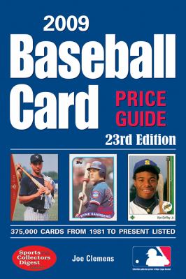 2009 Baseball Card Price Guide  23rd 9780896897229 Front Cover