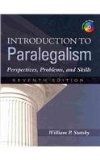 Introduction to Paralegalism Perspectives, Problems and Skills (Book Only) 7th 2009 9781111319229 Front Cover