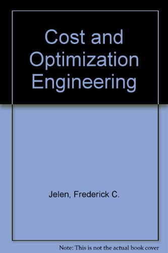 Cost and Optimization Engineering  1970 9780070323230 Front Cover