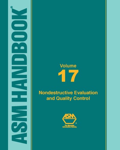 ASM Handbook Nondestructive Evaluation and Quality Control 9th 1989 9780871700230 Front Cover