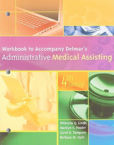 Administrative Medical Assisting  4th 2010 (Workbook) 9781435419230 Front Cover