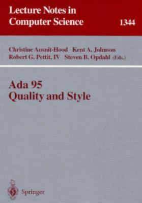 ADA 95 Quality and Style: Guidelines for Professional Programmers  1995 9783540638230 Front Cover