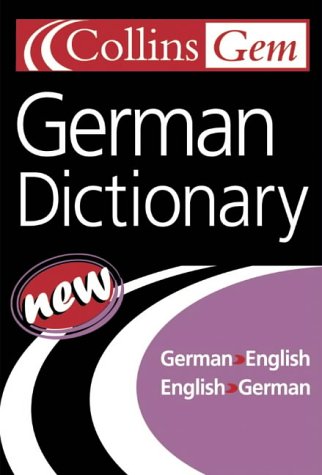 Collins Gem German Dictionary, 7e  7th 2003 9780007126231 Front Cover