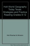 Holt World Geography Today Texas Strategies and Practice for Reading in Social Studies 3rd 9780030700231 Front Cover