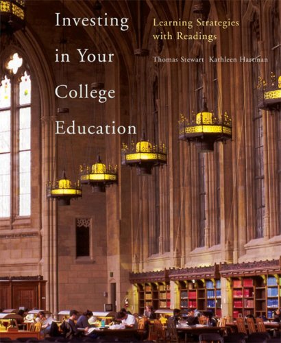 Investing in Your College Education Learning Strategies with Readings  2006 9780618382231 Front Cover