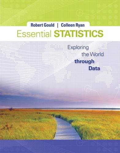 Essentials Statistics Exploring the World Through Data  2014 9780321876232 Front Cover