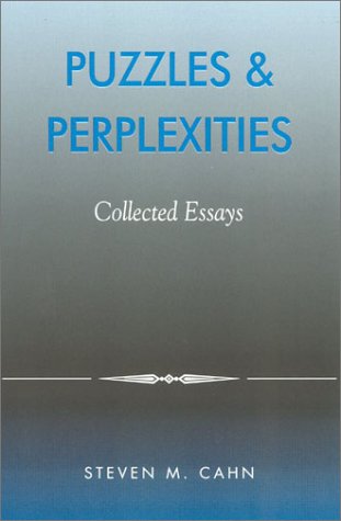 Puzzles and Perplexities Collected Essays  2002 9780742514232 Front Cover