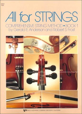 All for Strings Comprehensive String Method Viola N/A 9780849732232 Front Cover