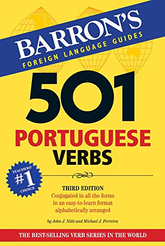 501 Portuguese Verbs:   2015 9781438005232 Front Cover