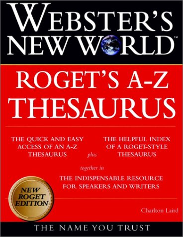 Webster's New World Roget's a-Z Thesaurus   1999 9780028631233 Front Cover