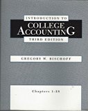 Introduction to College Accounting 3rd 9780030074233 Front Cover