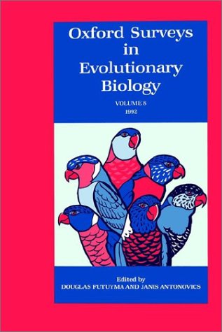 Oxford Surveys in Evolutionary Biology  N/A 9780195076233 Front Cover