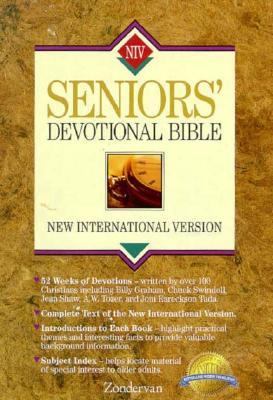Senior's Devotional Bible  Large Type  9780310918233 Front Cover