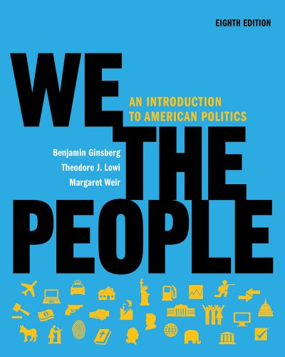 We the People An Introduction to American Politics 8th 2011 9780393935233 Front Cover