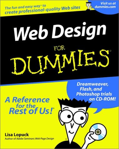 Web Design for Dummies   2001 9780764508233 Front Cover