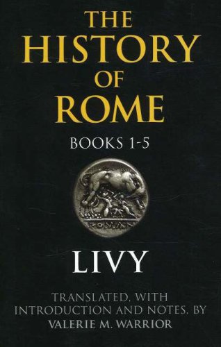 History of Rome, Books 1-5   2006 9780872207233 Front Cover