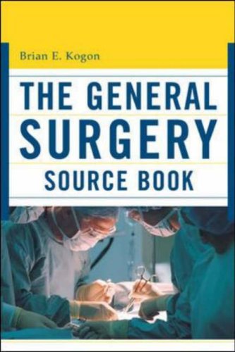 General Surgery Source Book   2006 9780071443234 Front Cover