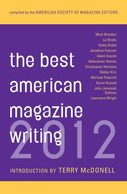 Best American Magazine Writing 2012   2012 9780231162234 Front Cover
