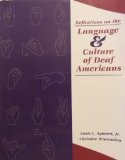 Reflections on the Language and Culture of Deaf Americans   1992 (Revised) 9780787243234 Front Cover