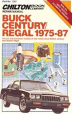 Chilton's Buick Century and Regal, 1975-1987  2001 9780801978234 Front Cover
