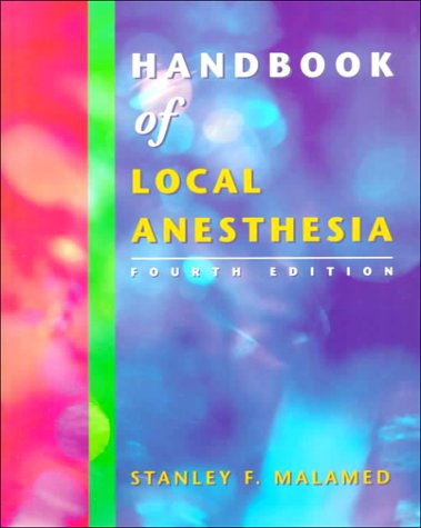 Handbook of Local Anesthesia  4th 1997 9780815164234 Front Cover