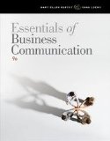 Essentials of Business Communication  9th 2013 9781111821234 Front Cover