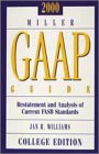 2000 Miller Gaap Guide Restatement and Analysis of Current Fasb Standards N/A 9780030210235 Front Cover