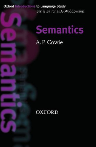 Semantics   2009 9780194389235 Front Cover