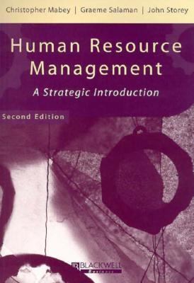 Human Resource Management A Strategic Introduction 2nd 1998 (Revised) 9780631208235 Front Cover