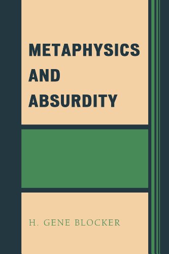 Metaphysics and Absurdity   2013 9780761860235 Front Cover