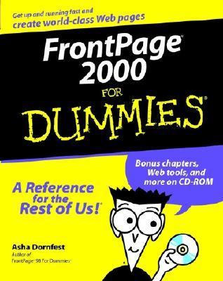FrontPageï¿½ 2000 for Dummiesï¿½   1999 9780764504235 Front Cover