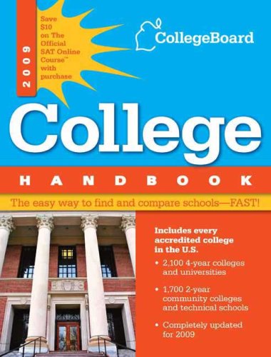 College Handbook 2009 46th 9780874478235 Front Cover