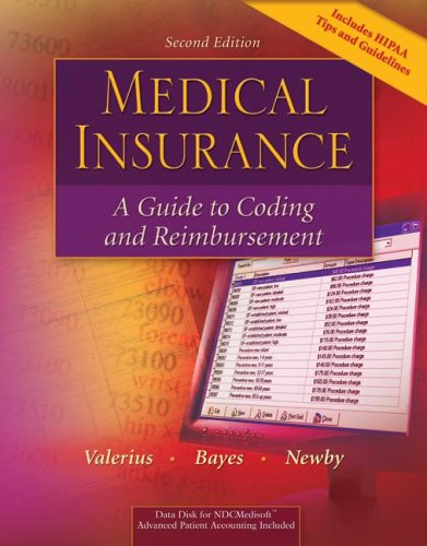Medical Insurance A Guide to Coding and Reimbursement 2nd 2005 9780072950236 Front Cover