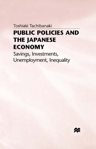 Public Policies and Japanese Economy  10th 1996 9780333589236 Front Cover