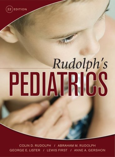 Rudolph's Pediatrics, 22nd Edition  22nd 2010 9780071497237 Front Cover