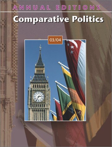 Annual Editions : Comparative Politics 03/04 1st 2004 9780072838237 Front Cover