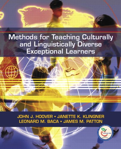 Methods for Teaching Culturally and Linguistically Diverse Exceptional Learners   2008 9780131720237 Front Cover