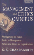 Management and Ethics Omnibus Management by Values, Ethics in Management, Values and Ethics for Organizations  2001 9780195656237 Front Cover
