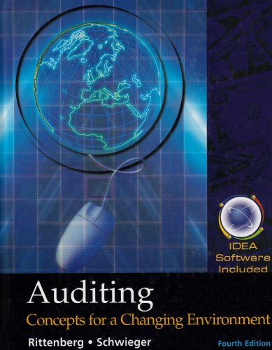 Auditing Concepts for a Changing Environment with Idea Software 4th 2003 9780324180237 Front Cover