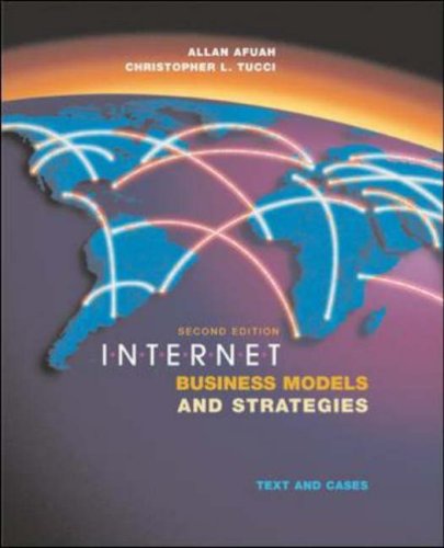 Internet Business Models and Strategies Text and Cases 2nd 2003 (Revised) 9780071151238 Front Cover