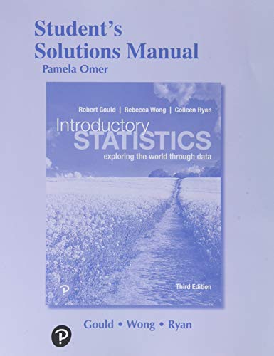INTRODUCTORY STATISTICS-STUD.SOLN.MAN.  N/A 9780135189238 Front Cover