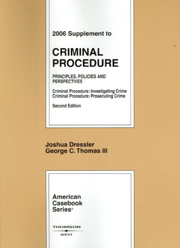 Criminal Procedure Principles, Policies, and Perspectives 2nd 2007 (Revised) 9780314168238 Front Cover