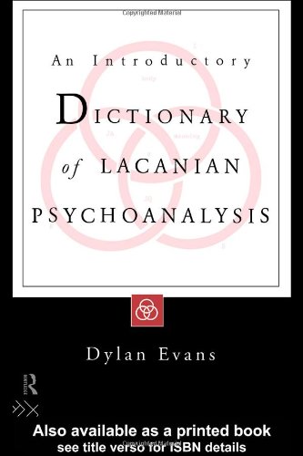 Introductory Dictionary of Lacanian Psychoanalysis   1996 9780415135238 Front Cover